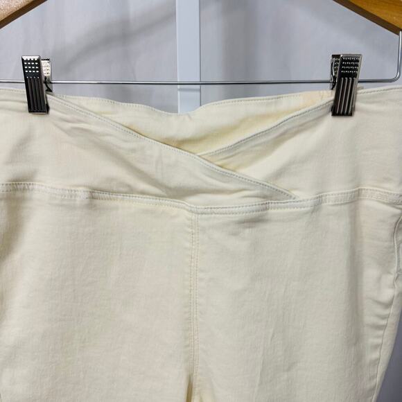 Free People Venice Beach Flare Pants Worn White Size 29x32 - Picture 11 of 14